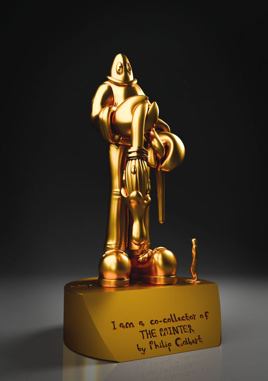 The Painter (Gold) by Philip Colbert x Co-Museum