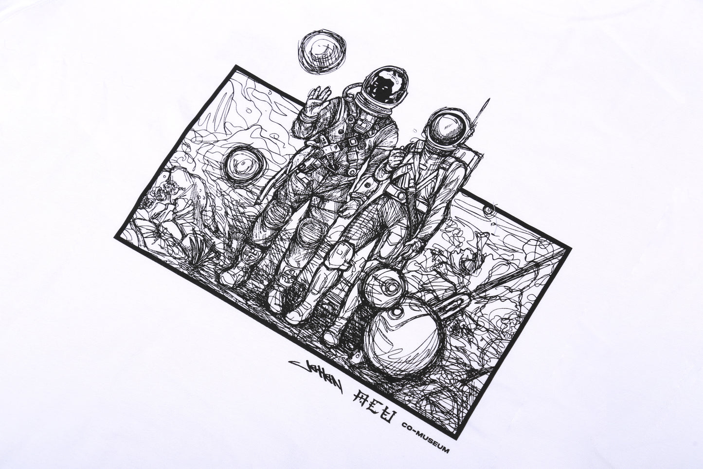 新天地 / New Moon Tee: Painting Sketch