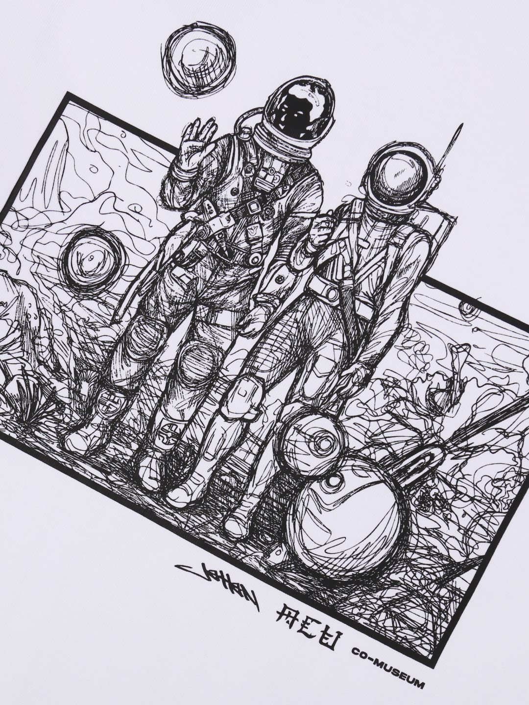 新天地 / New Moon Tee: Painting Sketch