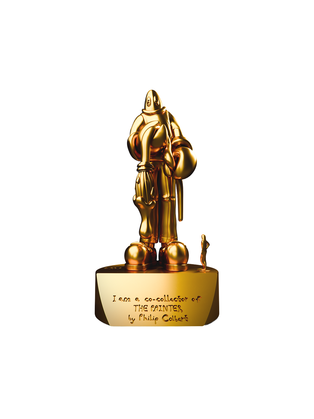 The Painter (Gold) by Philip Colbert x Co-Museum